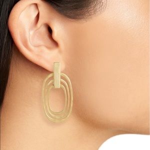 Madewell Latitude Earrings Gold